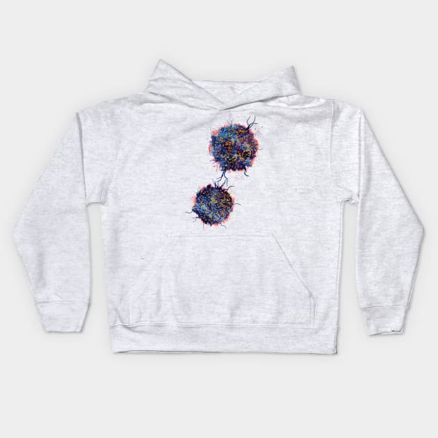 T cells Kids Hoodie by erzebeth